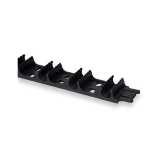 Rail de fixation autocollante pour plancher chauffant