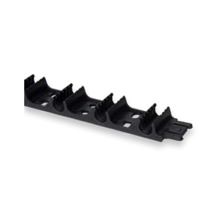 Rail de fixation autocollante pour plancher chauffant